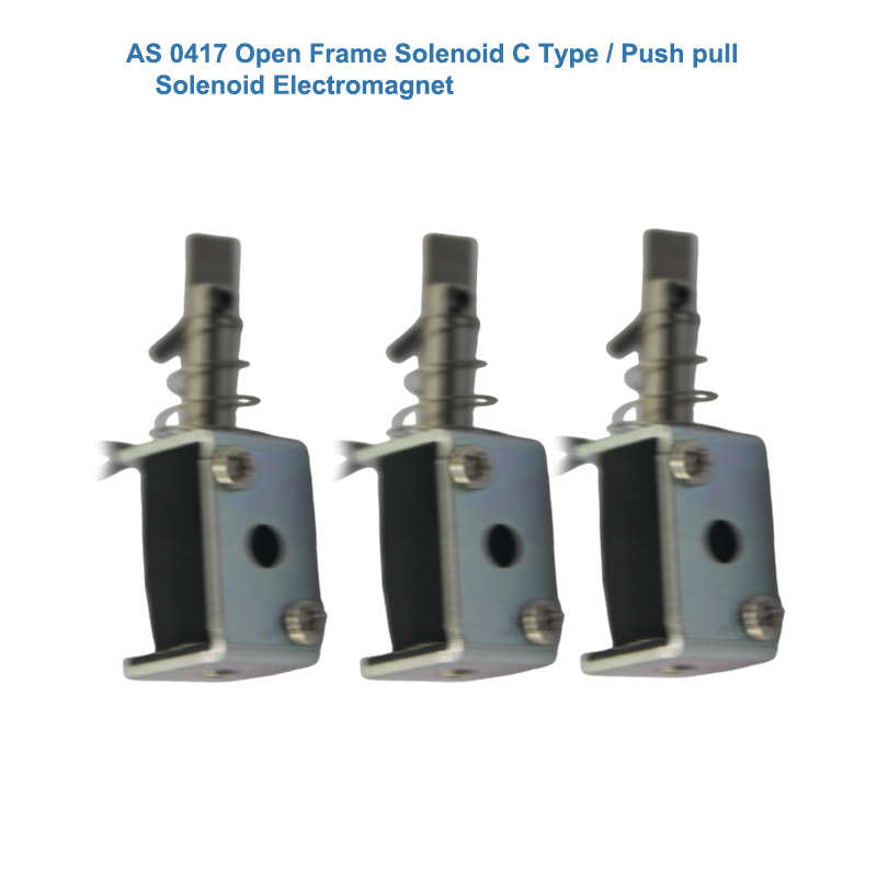 AS 0417 Industrial Solenoid | C Type Open Frame Push Pull Electromagnet - Image 4