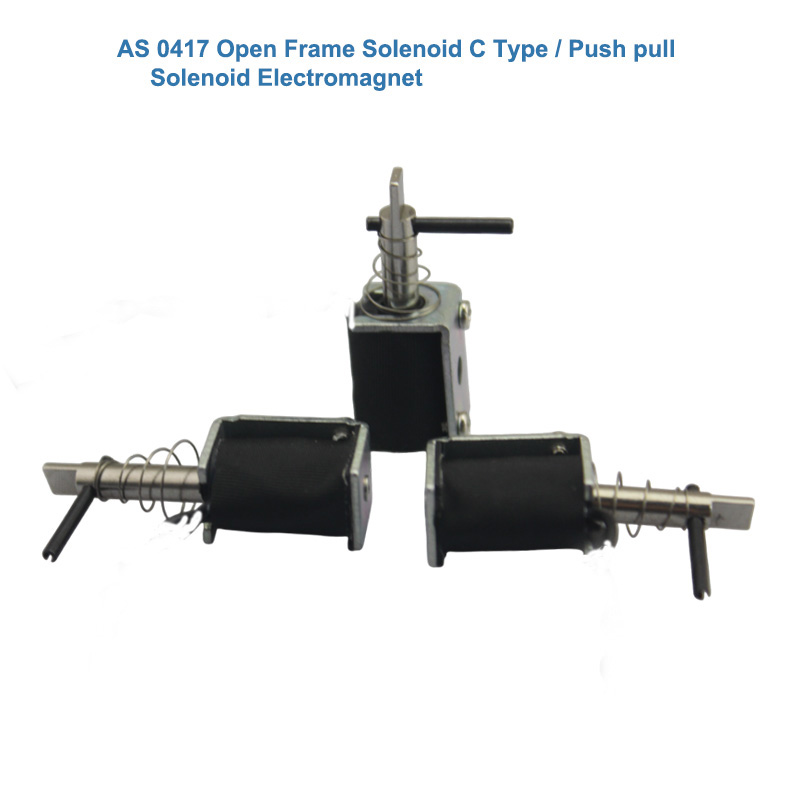 AS 0417 Industrial Solenoid | C Type Open Frame Push Pull Electromagnet - Image 3