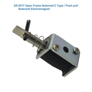 AS 0417 Industrial Solenoid | C Type Open Frame Push Pull Electromagnet