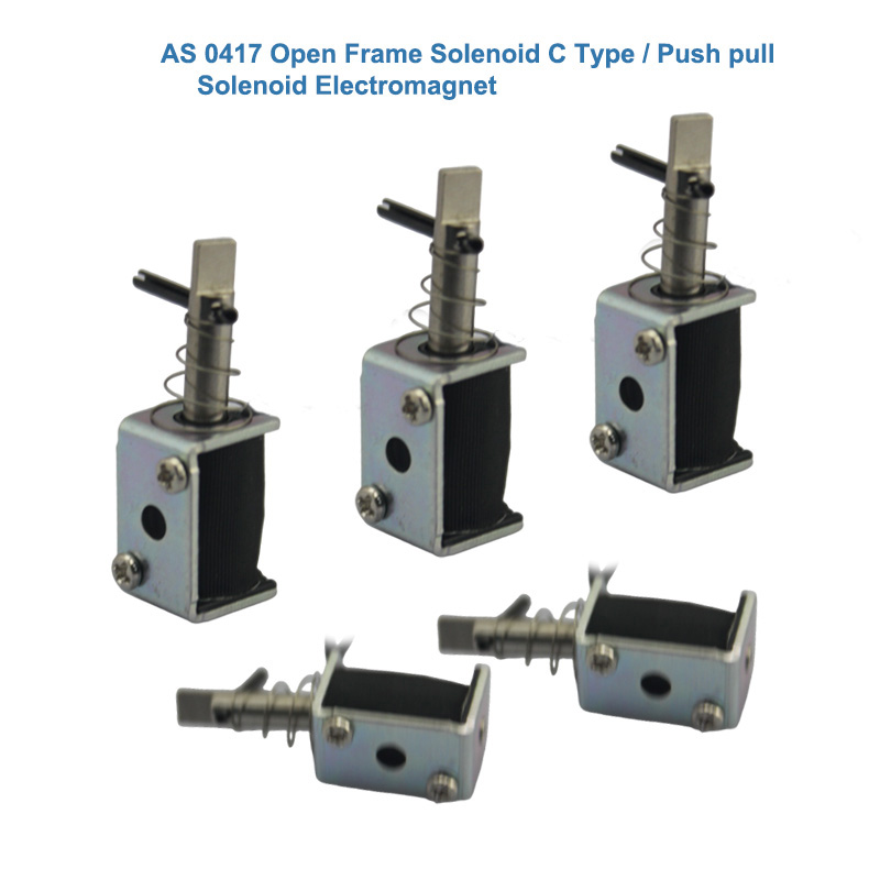 AS 0417 Industrial Solenoid | C Type Open Frame Push Pull Electromagnet - Image 6