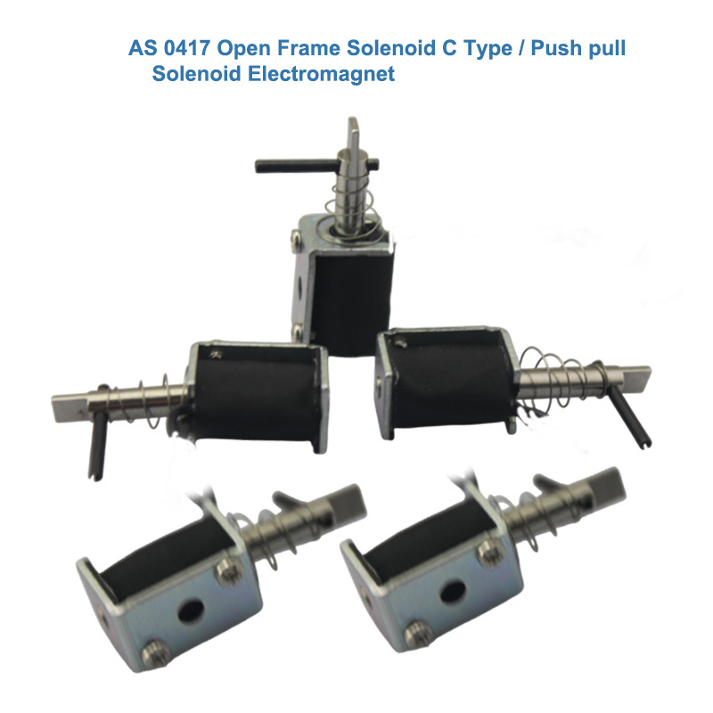 AS 0417 Industrial Solenoid | C Type Open Frame Push Pull Electromagnet - Image 5