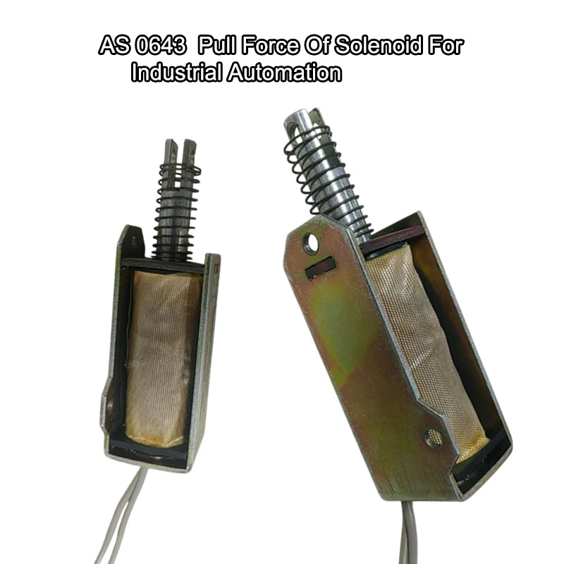 AS-0643 Pull Type Boxing Solenoid – 24V DC High Reliability Design - Image 5