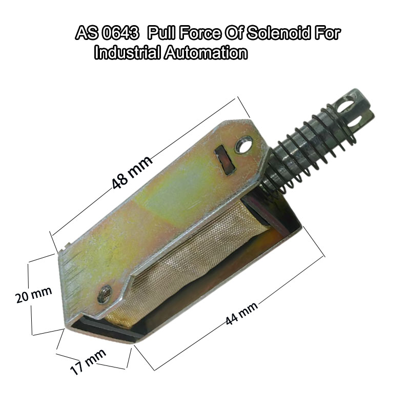 AS-0643 Pull Type Boxing Solenoid – 24V DC High Reliability Design - Image 7