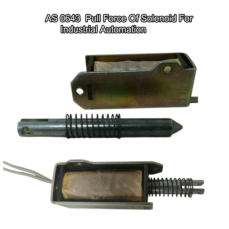 AS-0643 Pull Type Boxing Solenoid – 24V DC High Reliability Design - Image 3