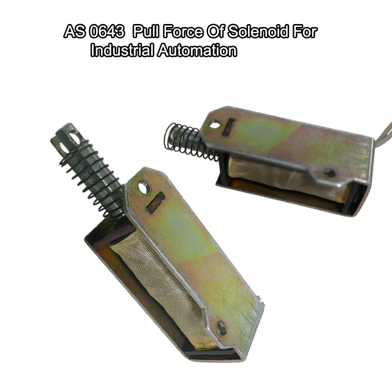 AS-0643 Pull Type Boxing Solenoid – 24V DC High Reliability Design - Image 2