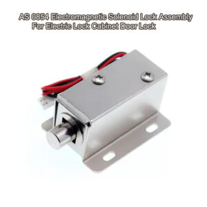AS 0854 Electromagnetic Solenoid Lock Assembly - DC 12V/24V Cabinet Door Electric Lock
