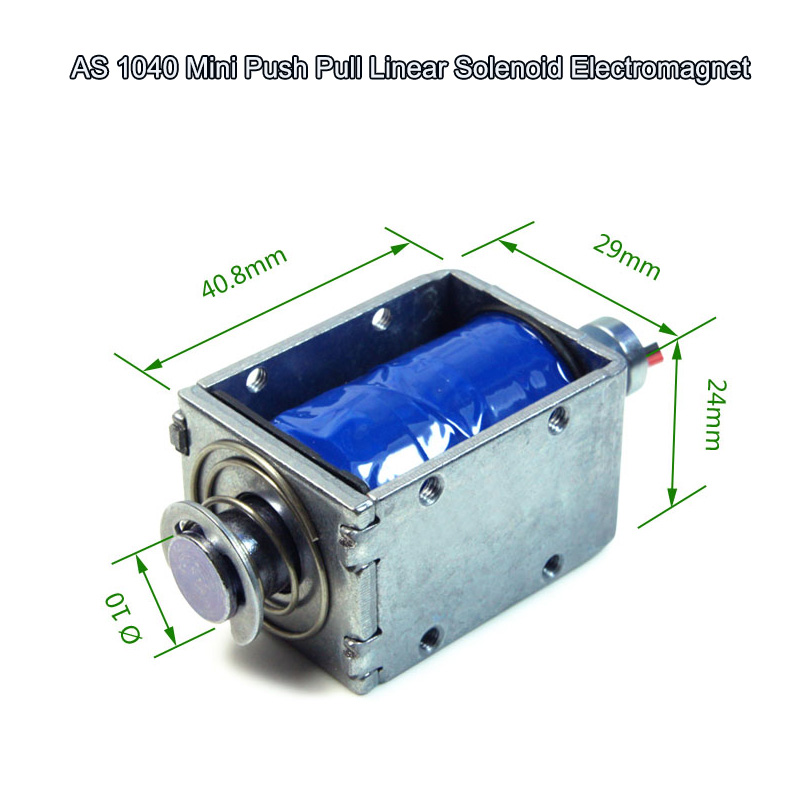 AS 1040 Mini Linear Solenoid Electromagnet | Push Pull Type for Automation - Image 6