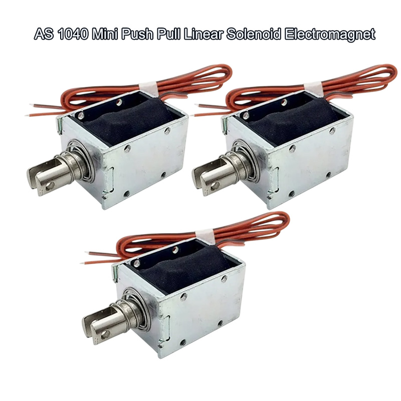 AS 1040 Mini Linear Solenoid Electromagnet | Push Pull Type for Automation - Image 3