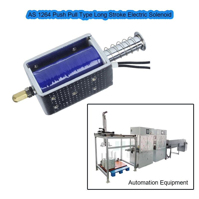 AS 1264 Long Stroke Push Pull Solenoid | High Force Electric Linear Actuator - Image 4