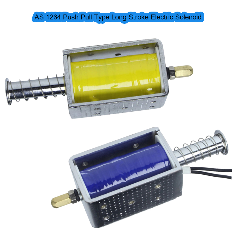 AS 1264 Long Stroke Push Pull Solenoid | High Force Electric Linear Actuator - Image 3