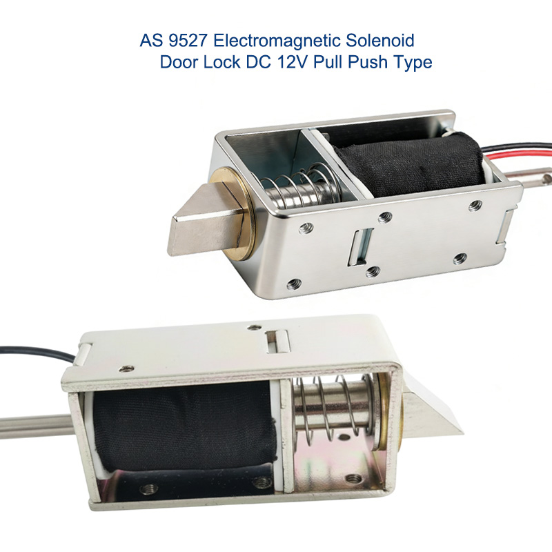 AS 9527 DC 12V Solenoid Door Lock - Pull Push Electromagnetic Actuation - Image 3