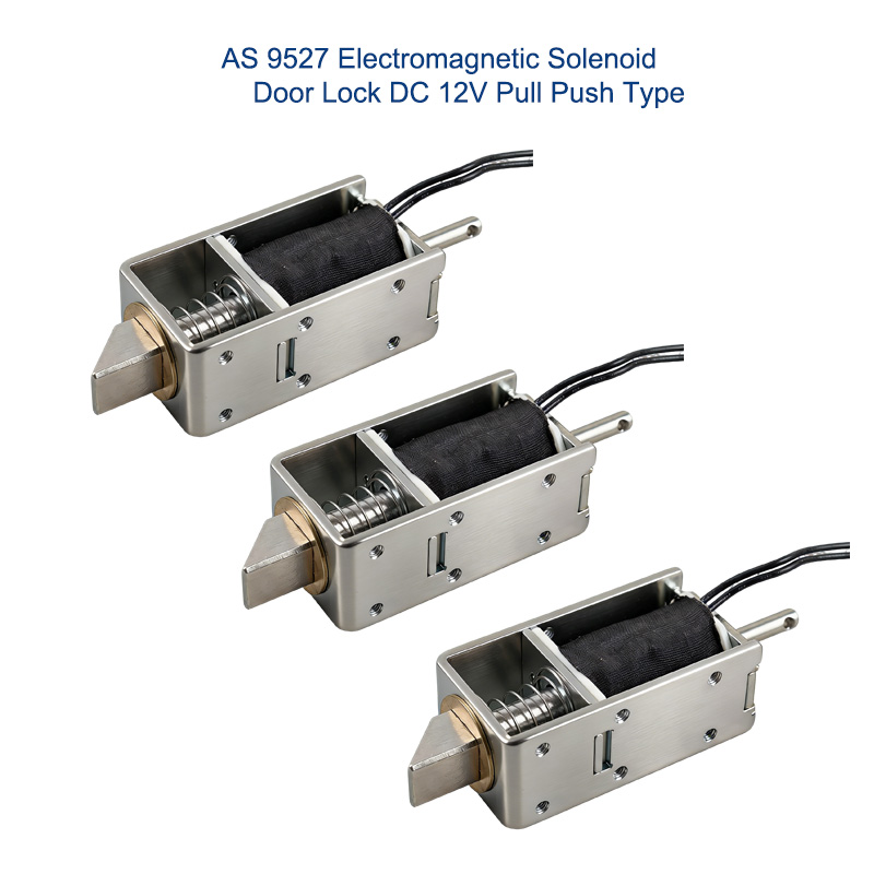 AS 9527 DC 12V Solenoid Door Lock - Pull Push Electromagnetic Actuation - Image 5