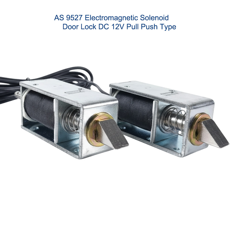 AS 9527 DC 12V Solenoid Door Lock - Pull Push Electromagnetic Actuation - Image 4