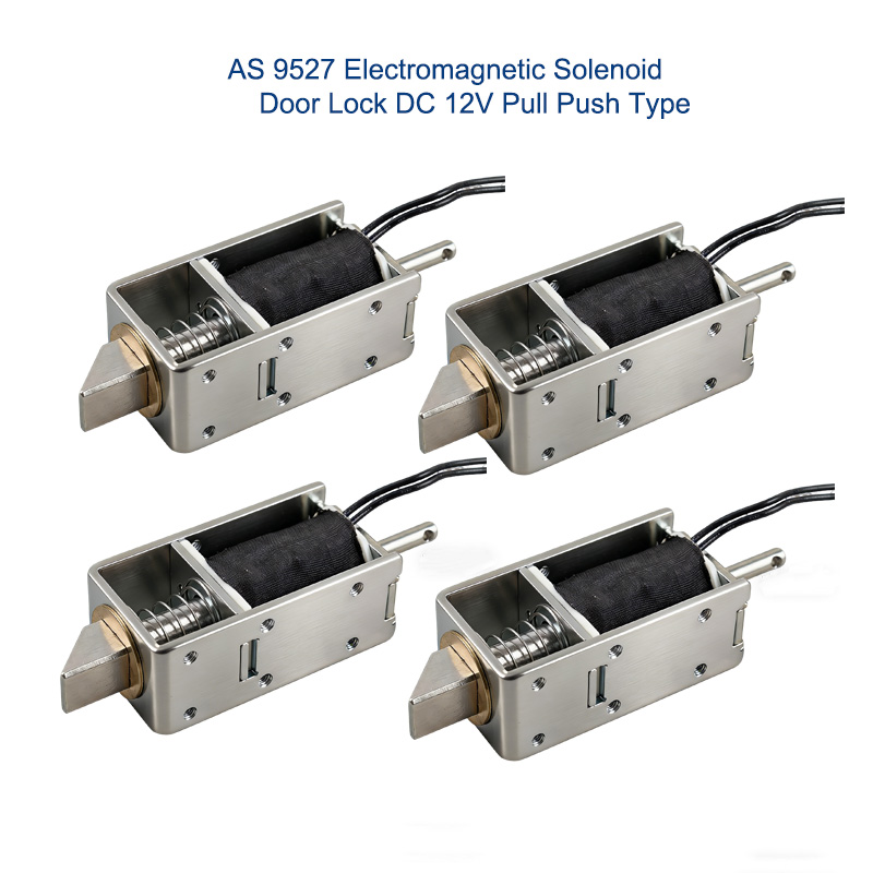 AS 9527 DC 12V Solenoid Door Lock - Pull Push Electromagnetic Actuation - Image 6