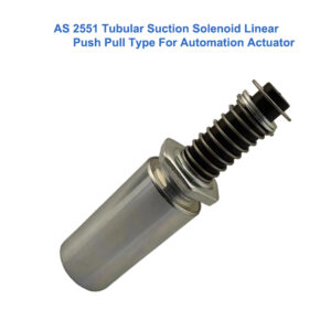 AS 2551 Linear Push Pull Tubular Suction Solenoid Electromagnet for Automation Actuator