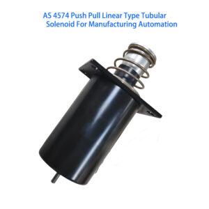 AS 4574 Tubular Solenoid Push Pull Linear Actuator for Manufacturing Automation