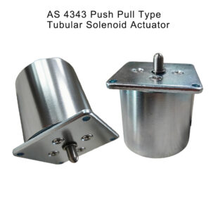 AS 4343 Linear Solenoid Actuator | Push Pull Type Tubular Electromagnetic Actuator