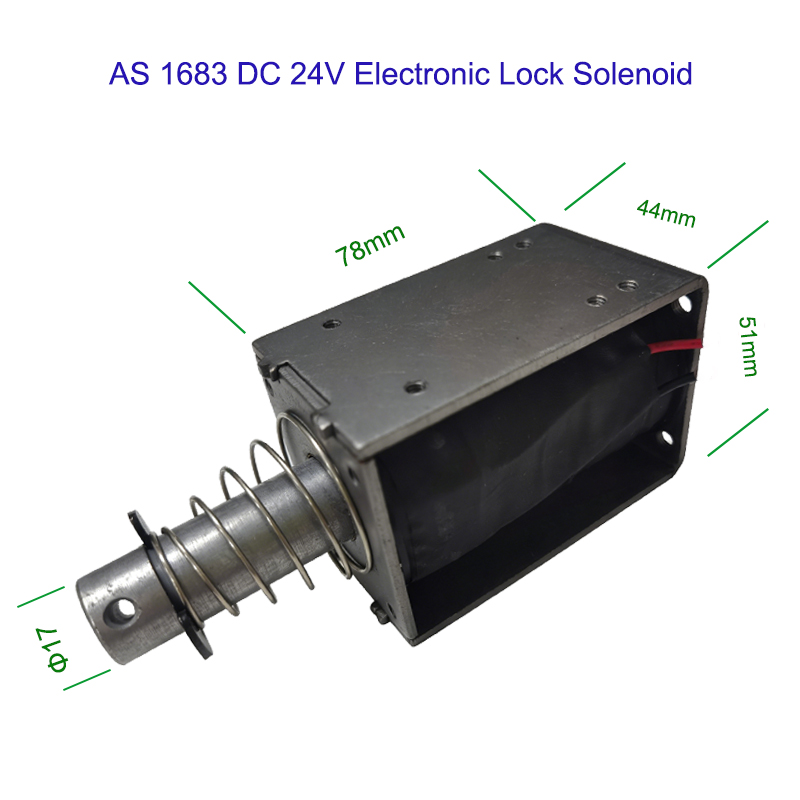 Industrial AS 1683 Solenoid DC24V Automatic Lock Electromagnet - Image 6