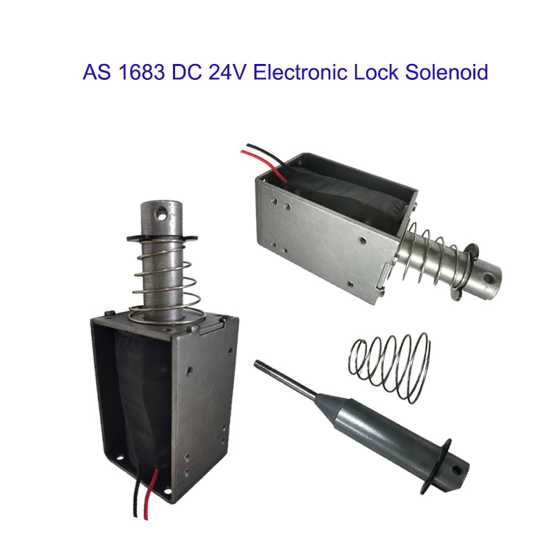 Industrial AS 1683 Solenoid DC24V Automatic Lock Electromagnet - Image 4